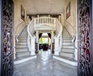 custom double staircase by Realm of Design 