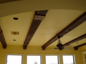 faux wood beams - Realm of Design